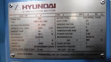 4000 HP 3600 RPM Hyundai, Frame 560, weather protected enclosure type 2, S/B, new surpus, 4160 Volts