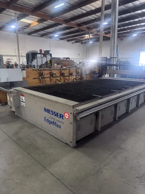 Messer #EdgeMax, CNC plasma cutter, 5' x 12' table, 144" X, 60" Y, 6" Z, Messer Control, Hypertherm HPR130XD