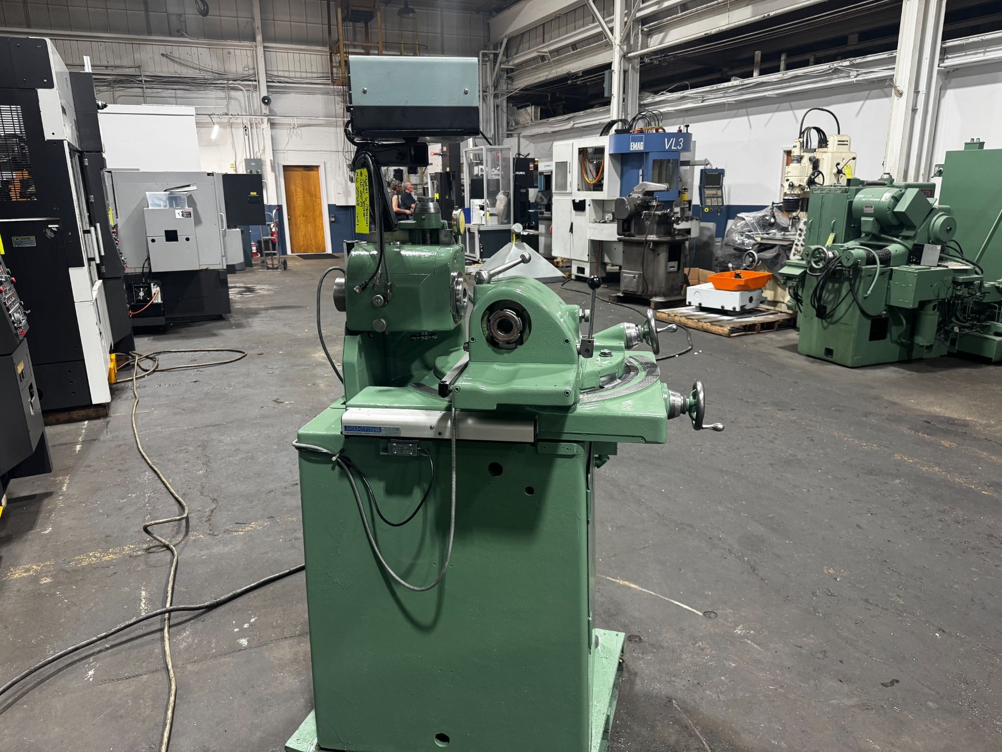 Gleason #6 Angular, bevel gear tester, 7.5" workpiece diameter, AccuRite digital read out, scales, indicator