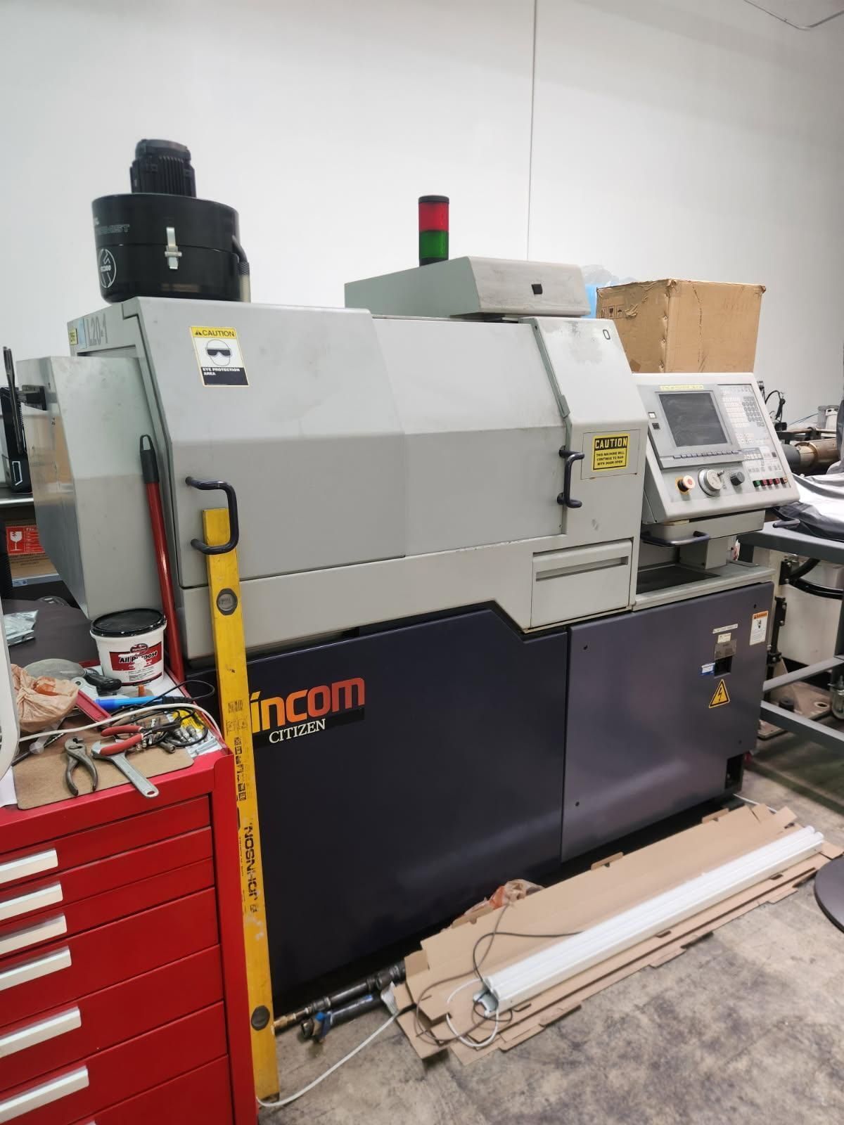 Citizen #L20VII-5M7, CNC Swiss lathe, 7-Axis, 0.79" spindle hole diameter, 5.5 HP, Mitsubishi Cincom Control