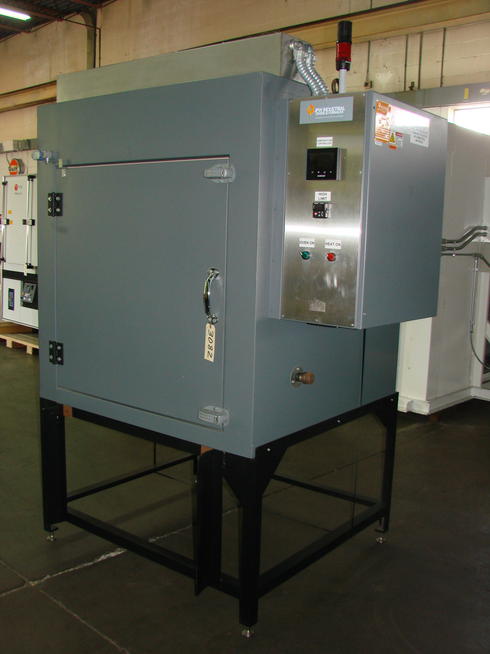 36" width x 36" H x 36" L JPW Design #ST333A1DTULP480V9KW, Horiz-Air flow, Watlow F4T programmable control