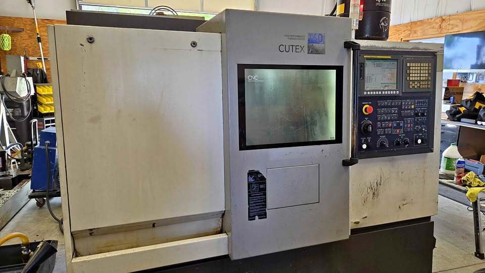 Hwacheon #Cutex-160A, CNC Lathe, 21-5/8" swing, 11-13/16" machining length, 11-13/16" turning diameter, 6"
