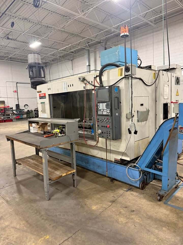 Mazak #VTC-200B, 4-Axis CNC Vertical Machining Center, 44" X, 20" Y, 20" Z, 57" x 20" table, 20 HP, 10,000