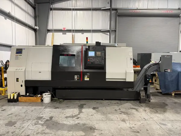 Samsung #SL-35/1500, CNC lathe, 23.6" swing, 15" 3-jaw chuck, 4.6" bar, 16.5" diameter, 60.24" lgth, 2000
