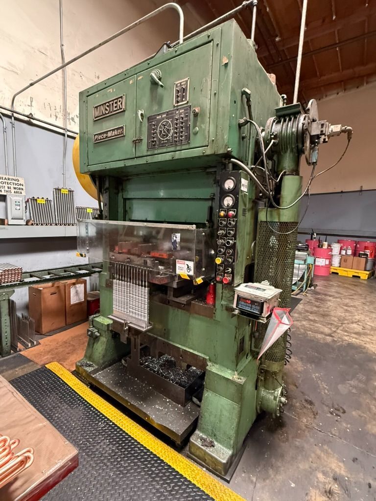 45 Ton, Minster #P2-45, High-Speed Precision Straight-Side Double-Crank Punch Press, 3" stroke, 12.5" shut