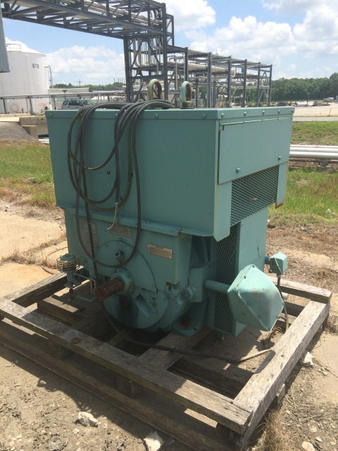 350 HP 3566 RPM Reliance, Frame 10EA5006S, 2300/4000 Volts, weather protected enclosure type 2, 60 Hz., AC