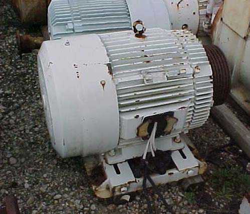 100 HP 1780 RPM Reliance, Frame 405T, 460 Volts, TEFC, AC Induction Motor