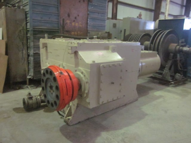 Berstorff #ZE180A-X-28D-UT, extruder gear box only, 5.538 gear ratio