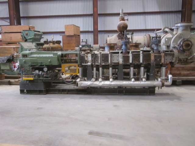 3.5" JSW #TEX-90C-30AW-2V, twin screw extruder pelletizing line, 30:1 L/D, 150 KW, screen changer, gear pump