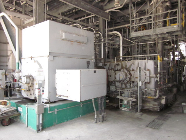 JSW #CMP-305X-12SW, extruder, 66000 lb/hr, 6000 HP, 12:1 L/D, 216 RPM, gear pump, underwater pelletizer
