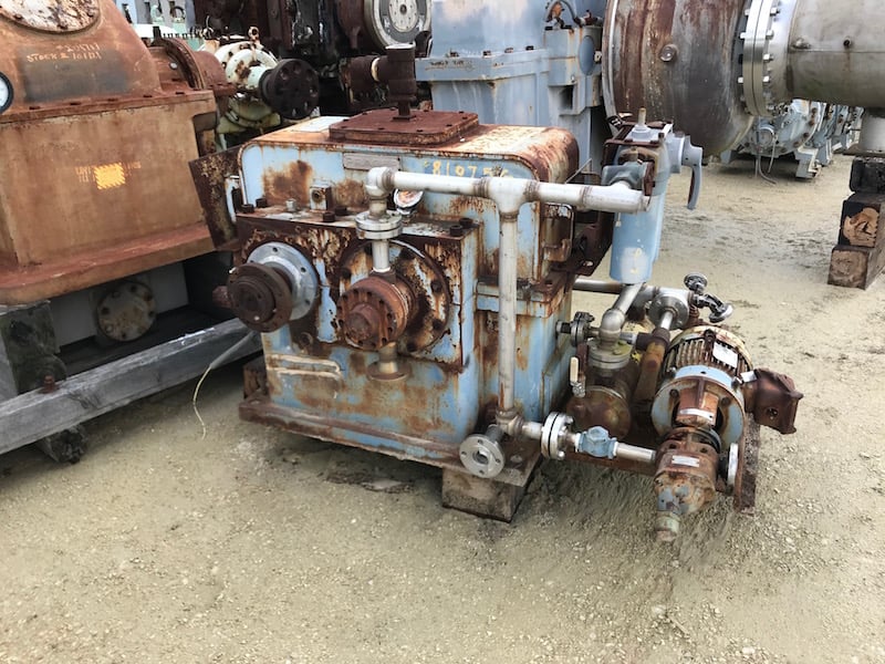 2000 HP @ 1775 RPM input, 7160 RPM output, Prager #HSG-1400, gear speed increaser, 4.03 :1 ratio, 1.72