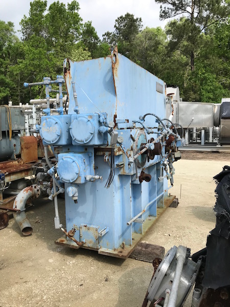 21000 HP @ 1200 RPM input, 10890 RPM output, Westech #450-HSC-150S, high speed increaser, 9.07 :1 ratio, 1.4