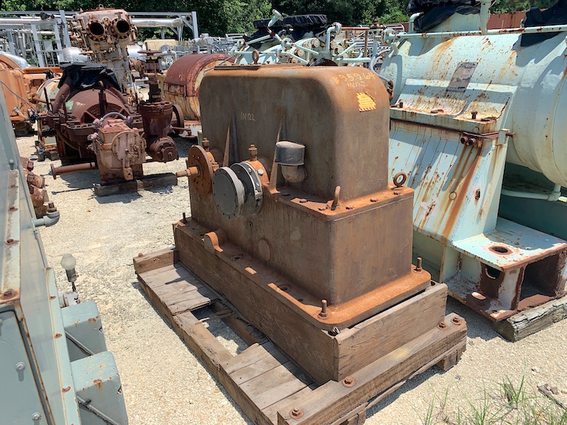 4000 HP @ 1785 RPM input, 8863 RPM output, General Electric #S-224-AM2, gear speed increaser, Rebuilt