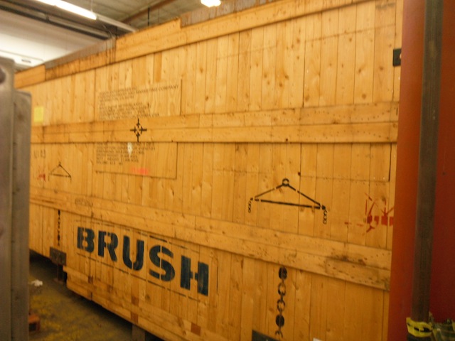 15000 KW, Brush, Synchronous Allis-Chalmers Generator, 13800 Volts, 60 Hz., 3 phase, for Dresser Rand steam