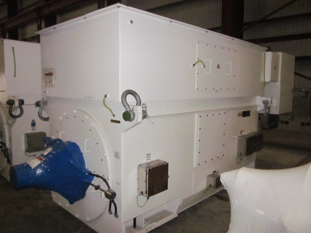 8320 KW, Converteam #ALPHA-A118W4, Synchronous AC Generator, 10400 KVA, 4160 Volts, 60 Hz., 3 phase, 1800
