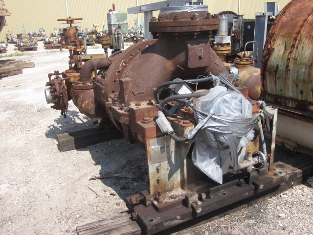 5337 HP Turbodyne #S5, steam turbine, 600 psig inlet @ 750&deg;F, 5780 RPM, 55 psig exhaust, 6435 RPM trip speed