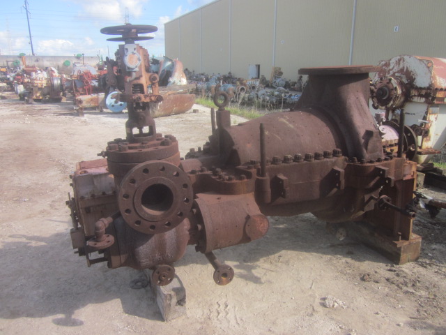 3170 HP Dresser Rand #S-8, non-condensing steam turbine, 525 psig inlet, 20 psig exhaust, 4570 RPM, CCW, syn