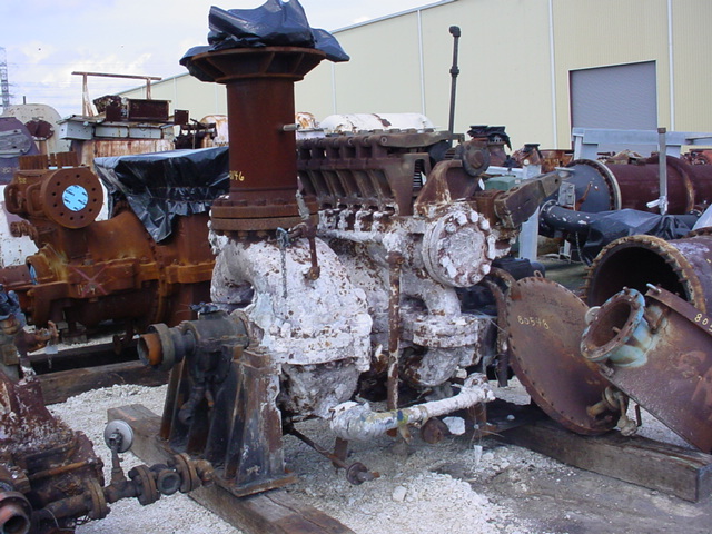 4300 HP Moore, steam turbine, form ISU3, 600 psi inlet @ 700&deg;F, 7789 RPM, 150 psi exhaust, Woodward PGPL