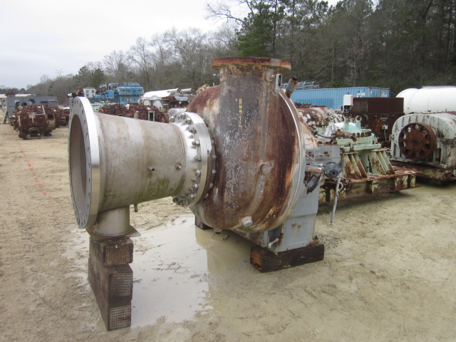 Atlas Copco, hot gas expander, w/6000 HP 11400 V. Electric Machinery motor, Atlas Copco #14000 reducer, 18"