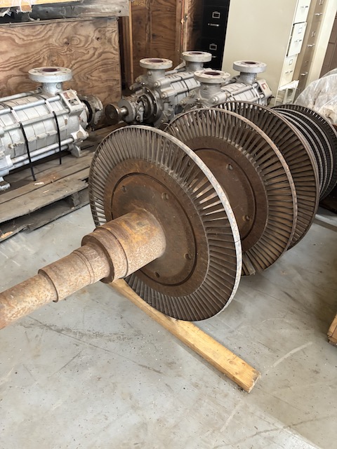 DeLaval #KJDF, steam turbine rotor only, Kellogg 101-JT