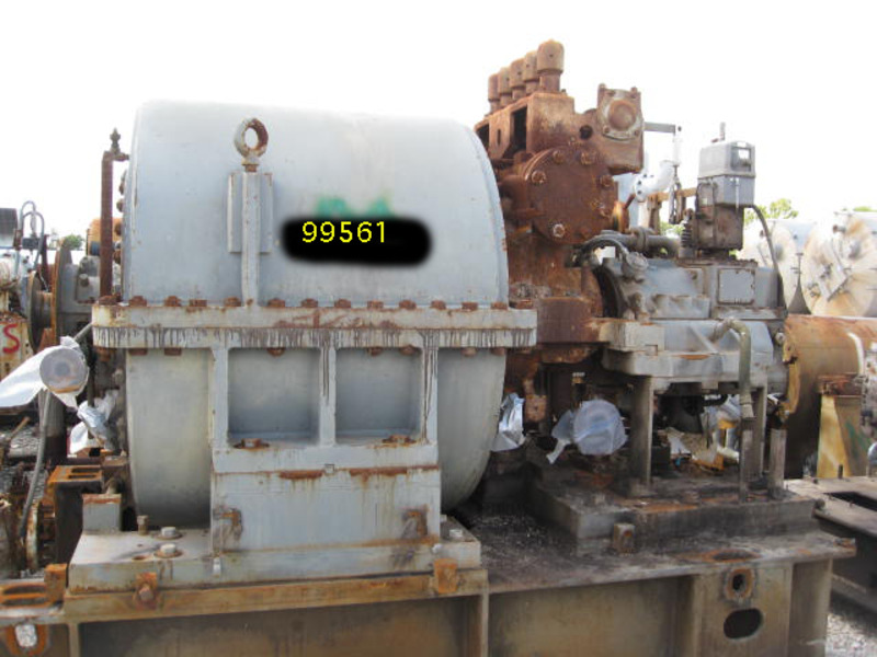 6747 HP Turbodyne, condensing steam turbine, 5 stage, 10121 RPM, 4" HGA exhaust, CW, Kellogg 102-JT