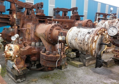 8380 HP Siemens #HG32, non-condensing steam turbine, 1800 psig inlet @ 940&deg;F, 9615 RPM, 205 psig exhaust