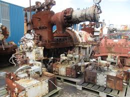 9130 HP Siemens #K1100, condensing steam turbine, 190 psig inlet @ 480&deg;F, 4230 RPM, 1.7 psia exhaust, spare