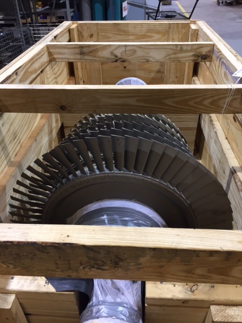 Ingersoll Rand #E-520, expander rotor, 5 stages, Rebuilt spare