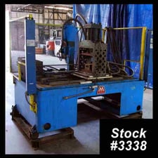 American Machine, hydraulic cut-off press, 4 -1/2" stroke, #3338