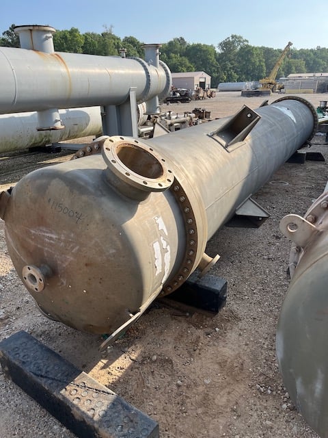 1832 sq.ft., 145 psi shell, 145 psi tube, Alabama Heat Exchanger, 302°F, 1" tube diameter, 20' tube length