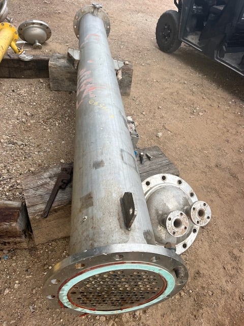 225 sq.ft., 75 psi shell, 75, Perry Products, 320°F, .75" tube diameter, 11' tube length, 2015
