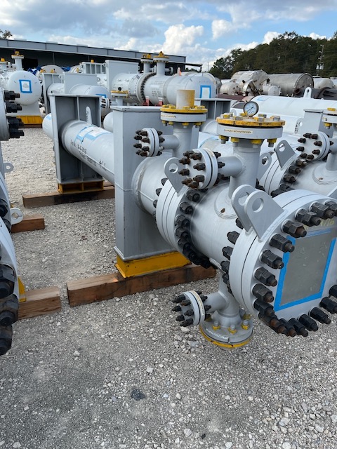 333 sq.ft., 662, 288, Wuxi Chemical Equipment, 300°F shell, 330°F tube, 16' 7" tube length, 2023, unused (3