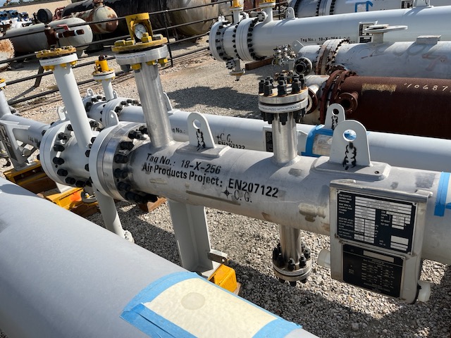 47 sq.ft., 454, 308 psi tube, Wuxi Chemical Equipment, 300°F shell, 150°F tube, 7' tube length, 2023, unused