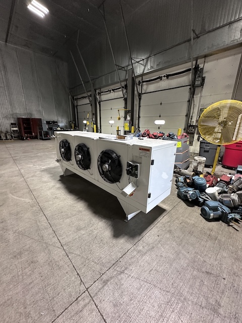 1100 lb/hr, ASCO #4065200-V, Stainless Steel CO2 vaporizer, 363 psig @ -17&deg;C, fan assisted, 2018