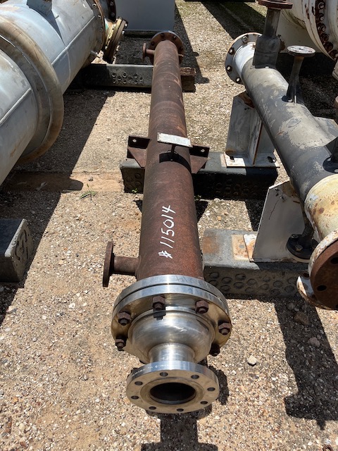 60 sq.ft., 165 psi shell, 165 psi tube, Ambassador Heat Transfer, 400°F, .75" tube diameter, 10' tube