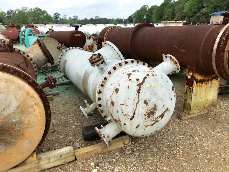 1305 sq.ft., 75, 75 psi tube, TRI-EX Thermal, 450°F shell, 200°F tube, .75" tube diameter, 10' tube length