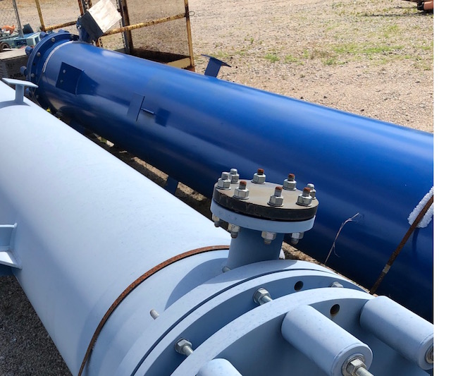 794 sq.ft., 100 & tube, Karbate Poly Bloc heat exchanger, phenolic impregnated, #PBC24-20PU-1-2, 350&deg;F