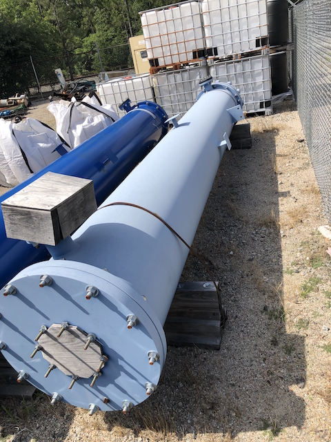794 sq.ft., 100 & tube, Mersen #PB24-20-TH-1-2, Karbate Poly Bloc heat exchanger, Teflon impregnated, (20)