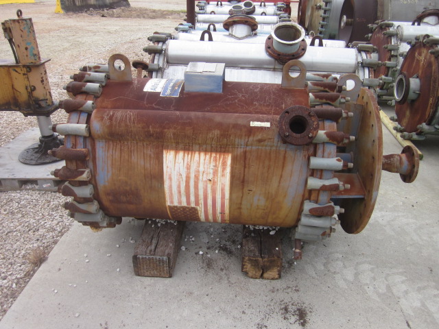380 sq.ft., Alfa Laval, Spiral Heat Exchanger, 150 psi, 212°F, L-2 reflux condenser, 2001