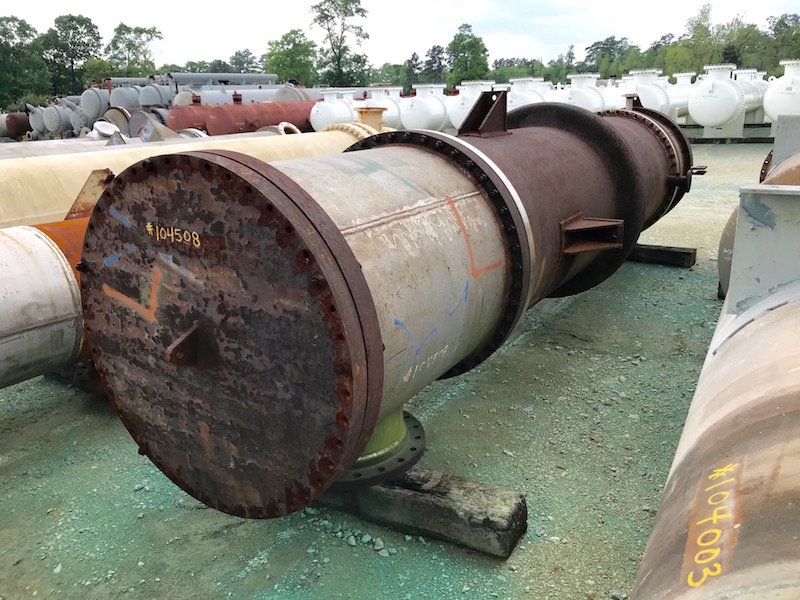 1300 sq.ft., 150 psi shell, 150 psi tube, Manning & Lewis, 375&deg;F, .75" tube diameter, 12' tube length