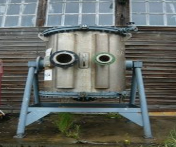 54 sq.ft., Schmidt Bretten #DB-20, heat exchanger, 321SS, 1/6 bar internal @ 95&deg;C, 6 bar jacket