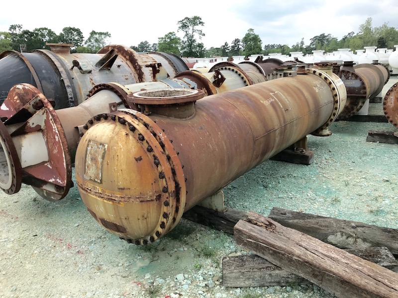 2525 sq.ft., 20 psi shell, 100 psi tube, Doyle & Roth, 200°F shell, 150°F tube, .75" tube diameter, 12'