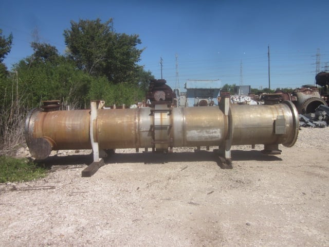 2963 sq.ft., 125 psi shell, 125 psi tube, Nooter, 600&deg;F, 1" tube diameter, 20' tube length, spare cooler