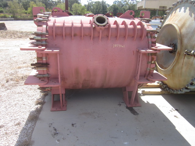 1840 sq.ft., Alfa Laval, Spiral Heat Exchanger, 150 psi, 100°F, spiral cooler #2, 1987