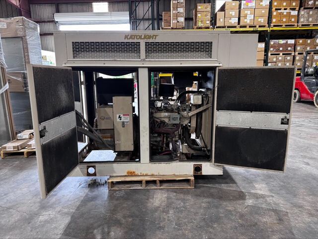 30 KW Kato light #NL30FGG4, Natural Gas / LP Generator Set, 120/240 Volts, 1 phase, 4B3.9GM Engine, 1800 RPM