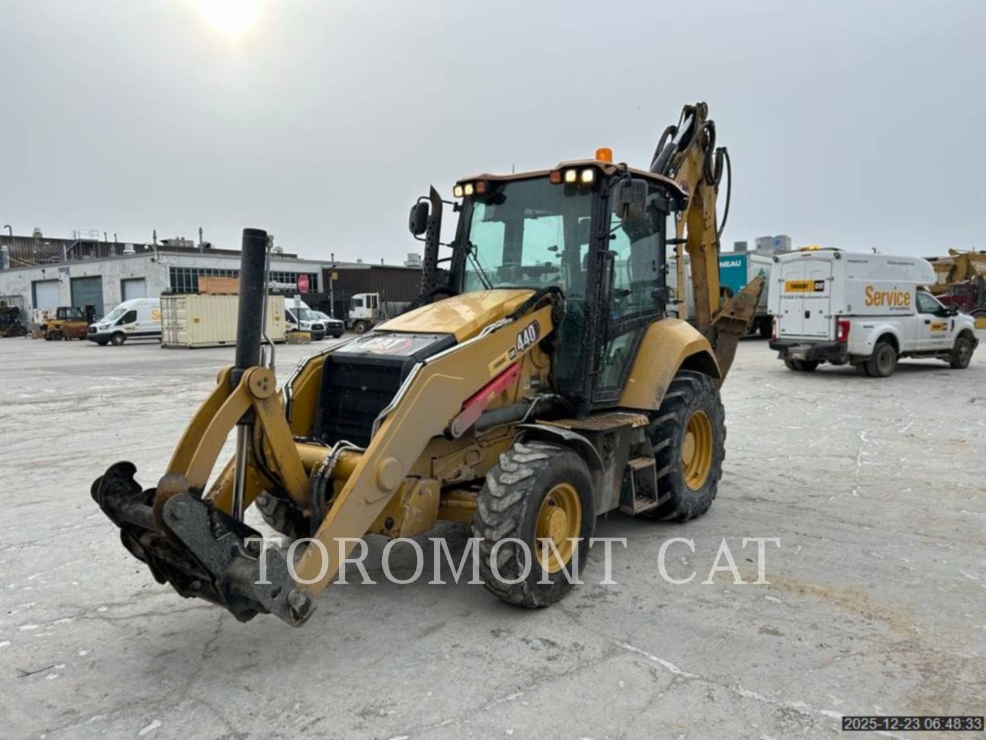 Cat 440-07, Backhoe Loader, 4653 hours, S/N: MZX00408, 2022