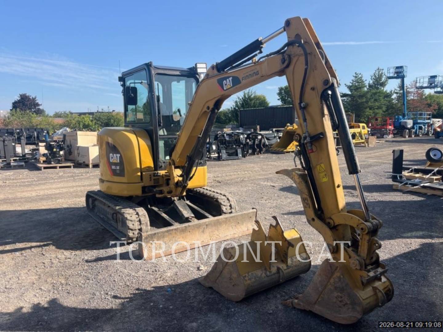 Cat 303.5ECR, Mini Excavator, 2202 hours, S/N: RKY01946, 2013