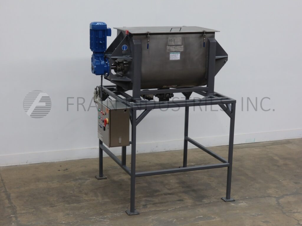 21 cu.ft. American Process Systems #FPB-010, powder paddle mixer, 304 Stainless Steel, 7 HP