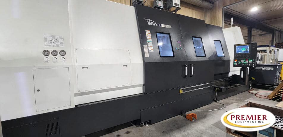 Hyundai Wia #L700LMA, heavy duty 3" Axis CNC turning center, Fanuc Series 32i-B Pus, 41.3" swing, 32.3" swing
