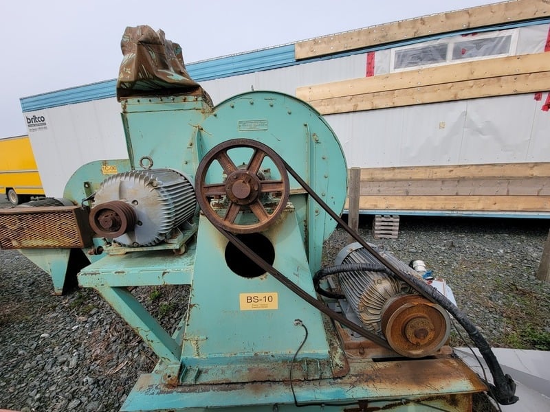 Nelson Blower #Type-VVS, Centrifugal Sawdust Blower, belt driven, 75 HP, 240/480 Volts, 3PH